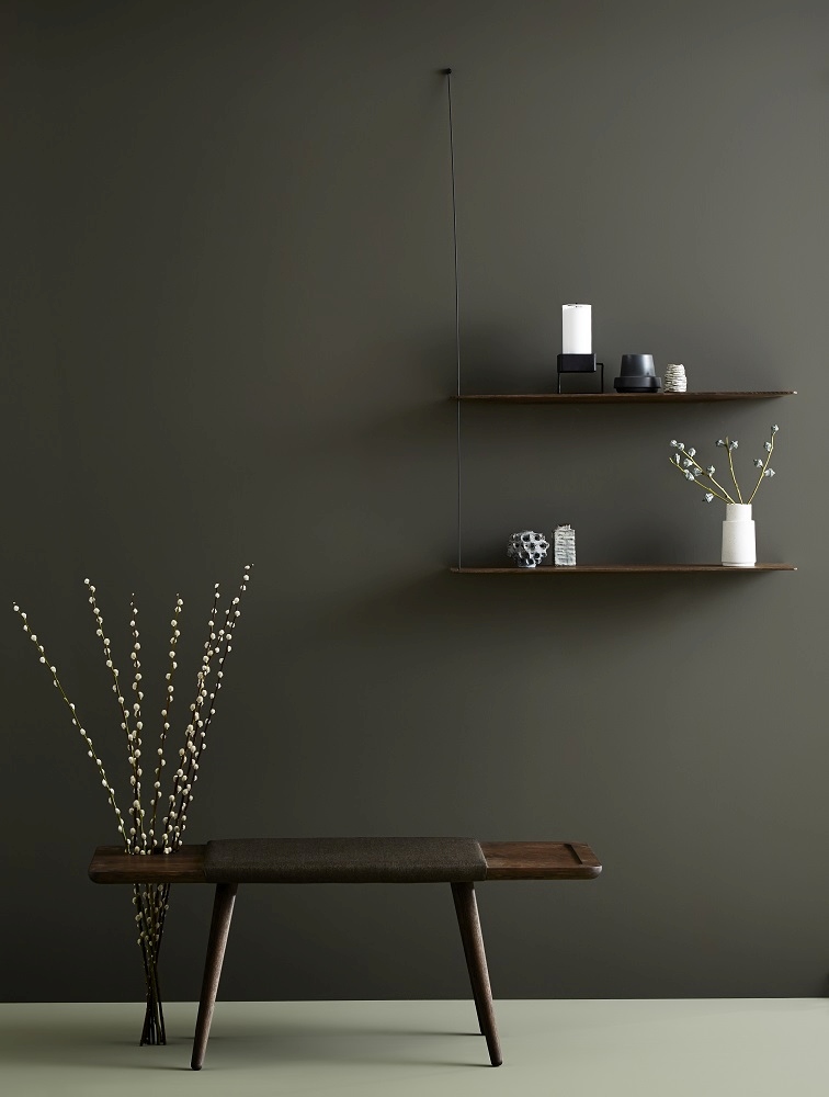 Stedge Add-on Shelf für Wandregal Breite 60 cm Woud | Schwarz